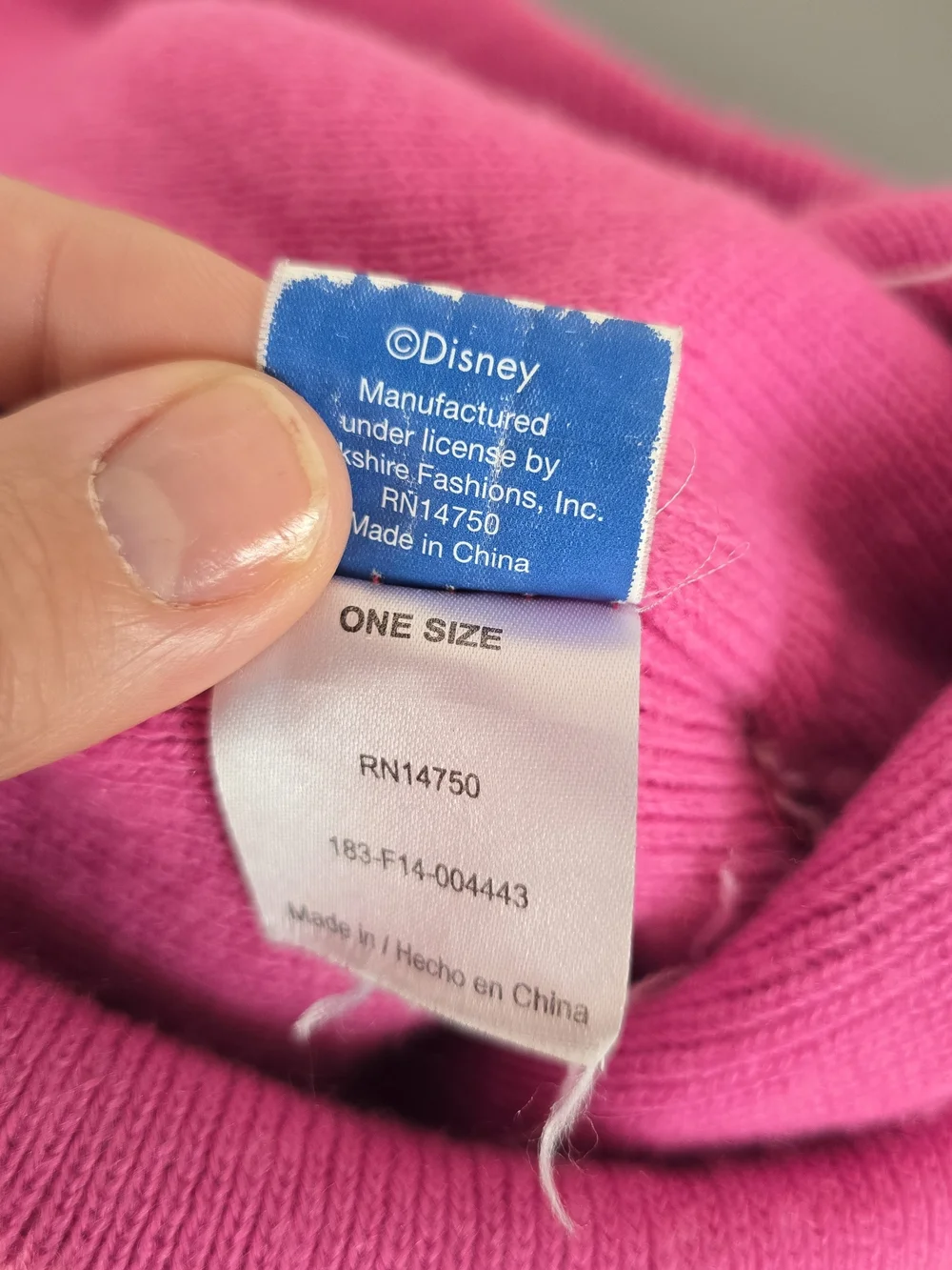 Disney Frozen Hot Pink Knit Beanie